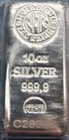 10oz Fine Silver Bar .999 with Serial Number & Certificate  Nadir