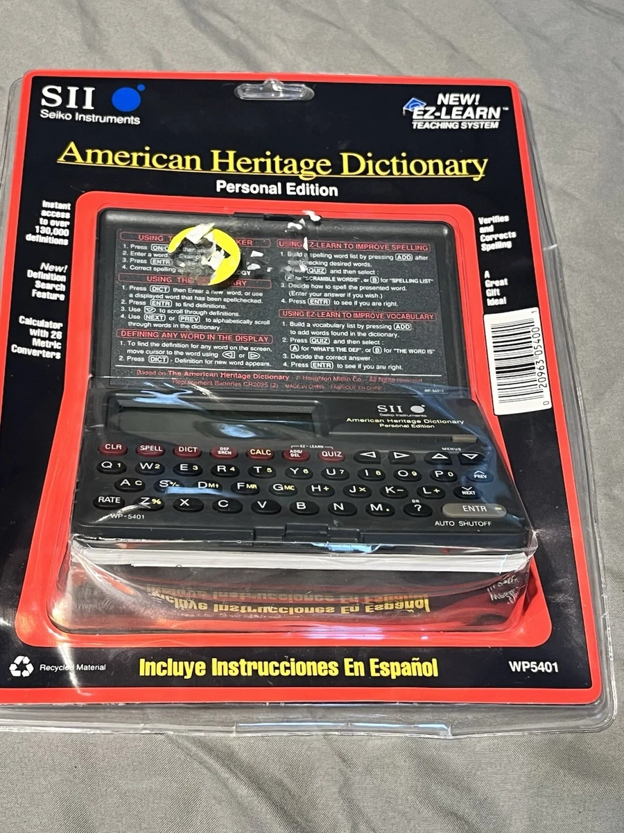 Seiko Electronic Dictionaries in English for sale | eBay