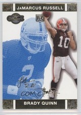 2007 Co-Signers Blue Changing Faces Gold 92/349 Brady Quinn JaMarcus Russell 0a1