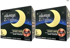 always zzz period underwear Size Large 7 Ct X2=14 Underwear