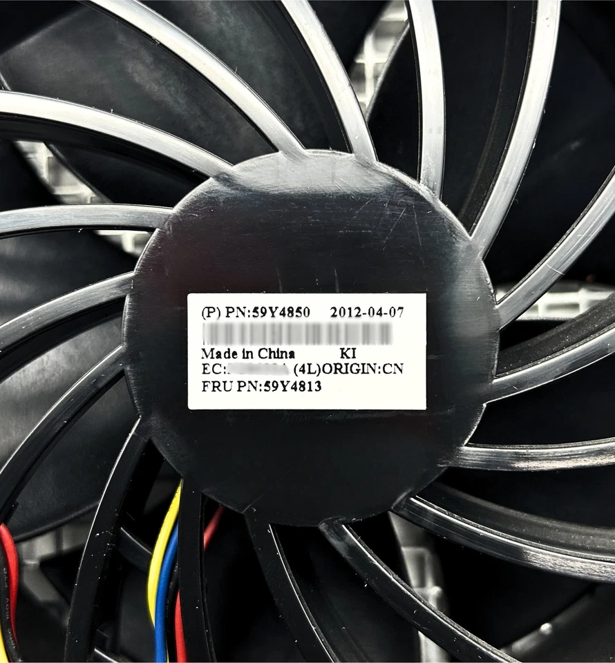 IBM 59Y4813 X3850 X5 120MM Front Fan - Image 2 of 4