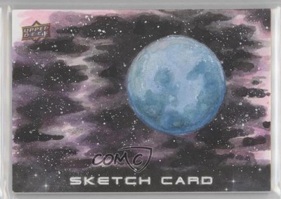 2022 Upper Deck Cosmic Emily Burges #SKT Auto Sketch 3s1
