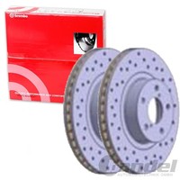2X Brembo Bremsscheiben 276Mm Gelocht/Innenbel. Vorne Passend FÜR Toyota GT