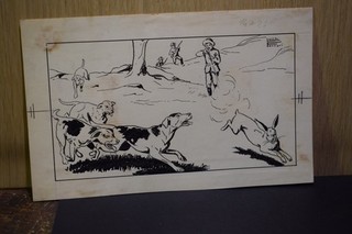 Luca Fornari Original Illustration SIGNED! 14x23cm approx