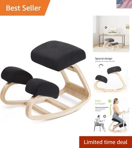 Posture Support Kneeling Chair with Extra Padding - Ideal for Office or Gaming