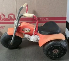 Vintage Rare 1980's Kid Ride-On Plastic 3 Wheeler ATV ATC Trike