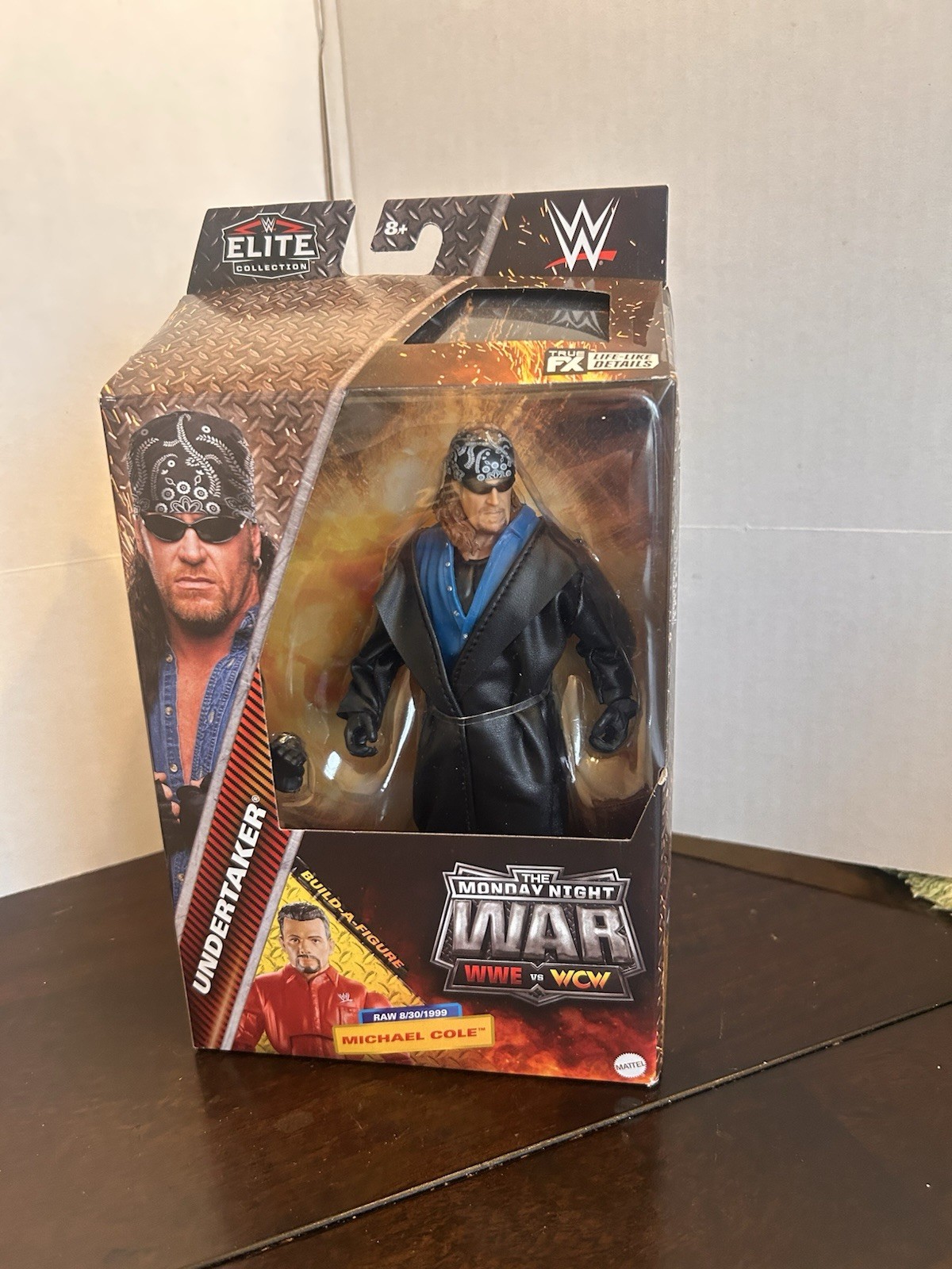 2025 Undertaker WWE vs. WCW Elite Collection Monday Night WAR RAW Michael Cole