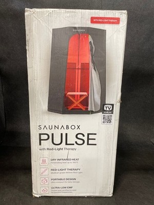 SAUNABOX  Pulse Infrared Sauna with Red-Light Therapy, 110-120V, 1500W*