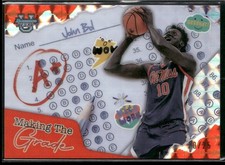 2024-25 Bowman's Best U #MG-16 John Bol Making the Grade Orange Geo #/25