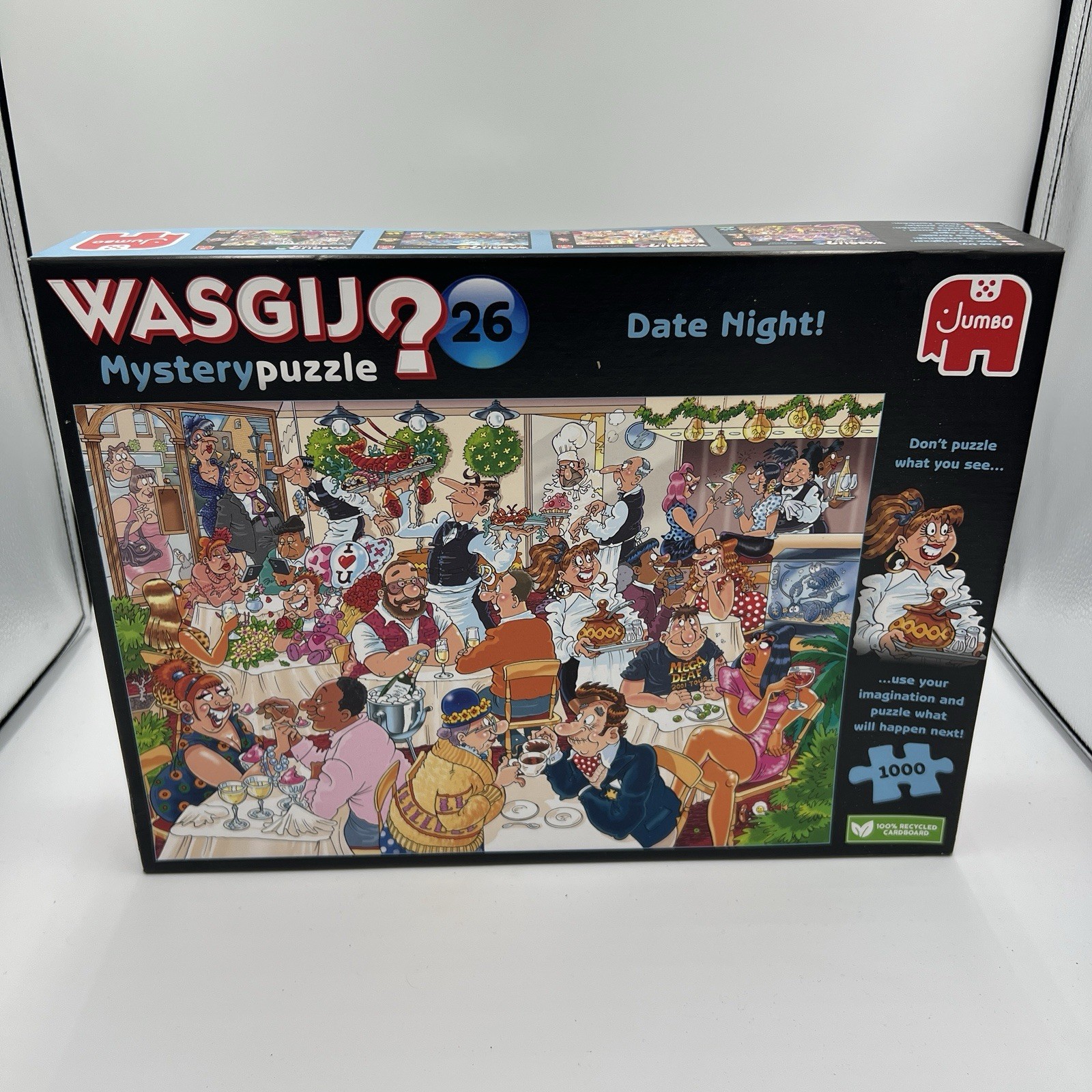 Wasgij? Mystery Puzzle 26 1000 Piece Jigsaw - Date Night! New - Minor Box Damage