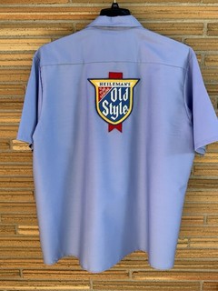 OLD STYLE BEER DELIVERY GUY WORK SHIRT RED KAP XXL 🍺🍺🍺