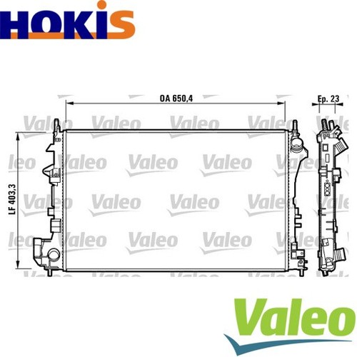 RADIATOR ENGINE COOLING 732879 FOR SAAB 9-3/Convertible OPEL VECTRA/GTS 2.0L