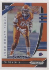 2020 Panini Prizm Draft Picks Rookies Orange Curtis Weaver #166 1n0