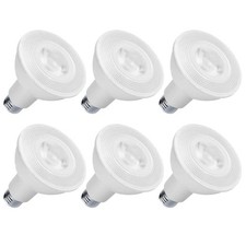 PAR30 LED Long Neck Flood Light 5000K Daylight White Dimmable 12W 75W Halogen...