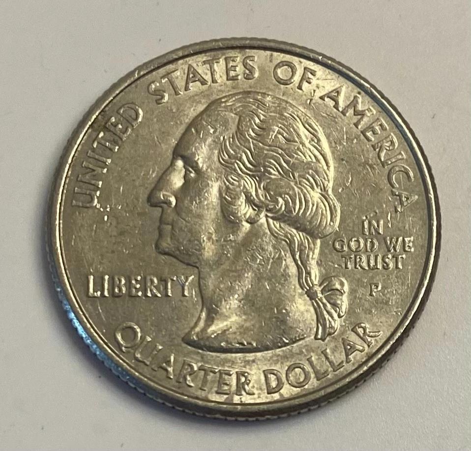 2000"P" New Hampshire**Quarter**High Grade**Struck Through Error**(Rare) - Image 2 of 2
