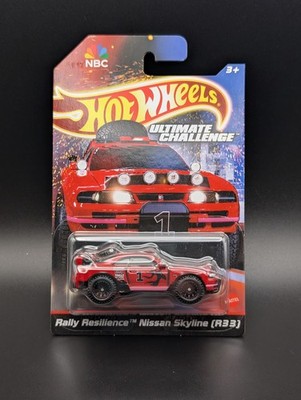 Hot Wheels NBC Ultimate Challenge Rally Resilience Nissan Skyline (R33) W Cover