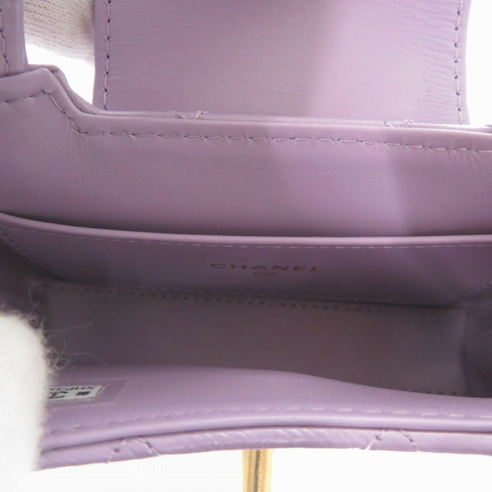 CHANEL Nano Mini Kelly Shopper Bag Lilac Brand New Full Set, Microchip, Unworn image 6