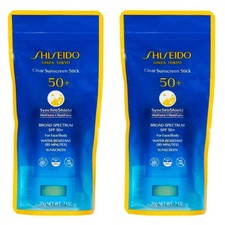 Shiseido Clear UV Stick SPF 50 for Face Wet Force x2PCS BRAND NEW in retail BAG