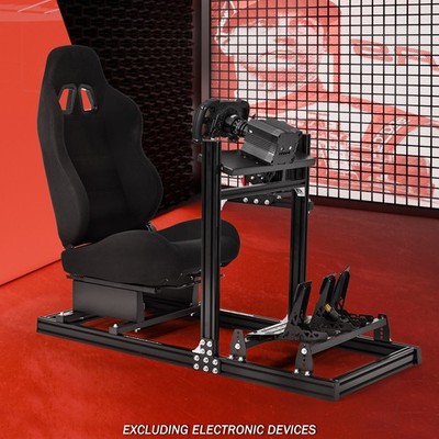 Supllueer 3060 Aluminum Racing Simulator Cockpit Fit Logitech G29 G923 MOZA
