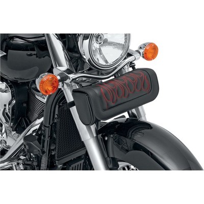 Saddlemen Highwayman Tattoo Tool Pouch - Flame - Red X021-05-0032