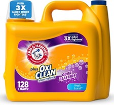 Plus OxiClean Odor Blasters Fresh Burst Liquid Detergent, 166.5 Fl Oz, 128 Loads 0.17 per gallon