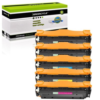 5PK Toner Fit for HP CE410A 305A LaserJet Pro 300 Color M351a MFP M375NW Printer