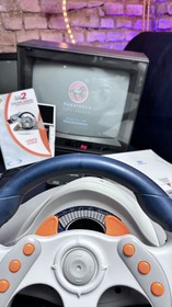 Mad Catz MC2 Racing Wheel + Pedals Sega Dreamcast &ndash; Tested & Cleaned (Video)