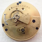 ANTIQUE 18s WALTHAM WM ELLERY MODEL 1877 KEY WIND POCKET WATCH MOVEMENT