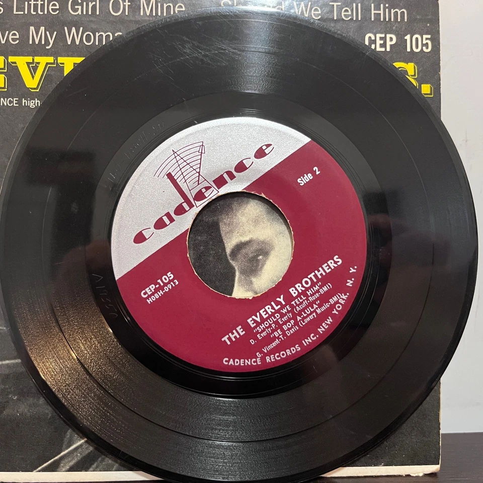 EVERLY BROTHERS - CEP 105 EP (1957) - 7" Vinyl Record 45RPM - VG+ - Image 4 of 4