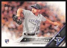 2016 Topps Baseball Card Jason Gurka RC #577 Colorado Rockies