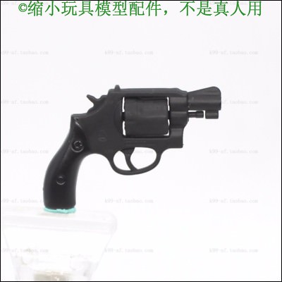 R5-5-1 Maßstab 1/6 Black Smith Wesson 38 Revolverpistole Modell für 12 Zoll heißes Spielzeug
