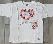 Vintage Made In USA Mother's Day Hallmark Postcard Love Shirt Adult XL