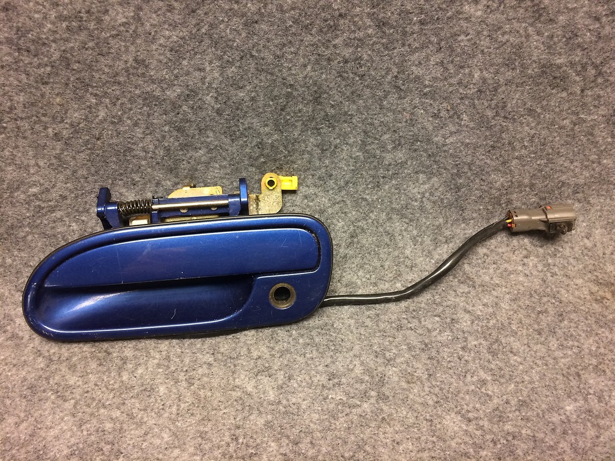 1992-1997 Subaru SVX LH Drivers Exterior Outer Door Handle Blue