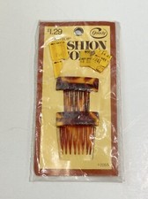 Vintage 1980s GOODY New Sealed Tortoise Shell Combs