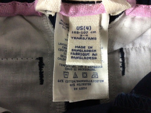 2 Lands End Girls Chino School Uniform Dress Pants Navy Blue Sizes 4 & 5 - Picture 15 of 21