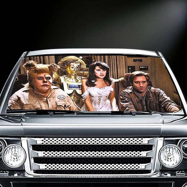 Spaceballs Auto Car Sun Shade, Sun Visor for Car, Car Accessory