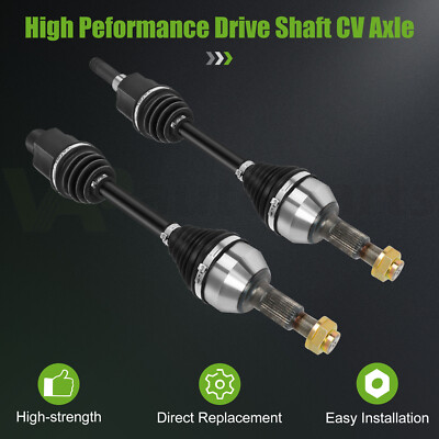 2x CV Axles Fits 10-17 Chevrolet Equinox GMC Terrain 2.4 Front Driver Passenger