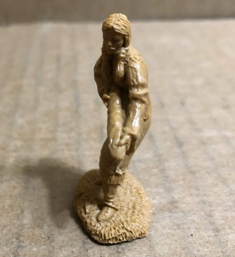 Barzso Reissues Native American Camp Woman Feeding Fire 54mm Resin ** - Image 3 of 4