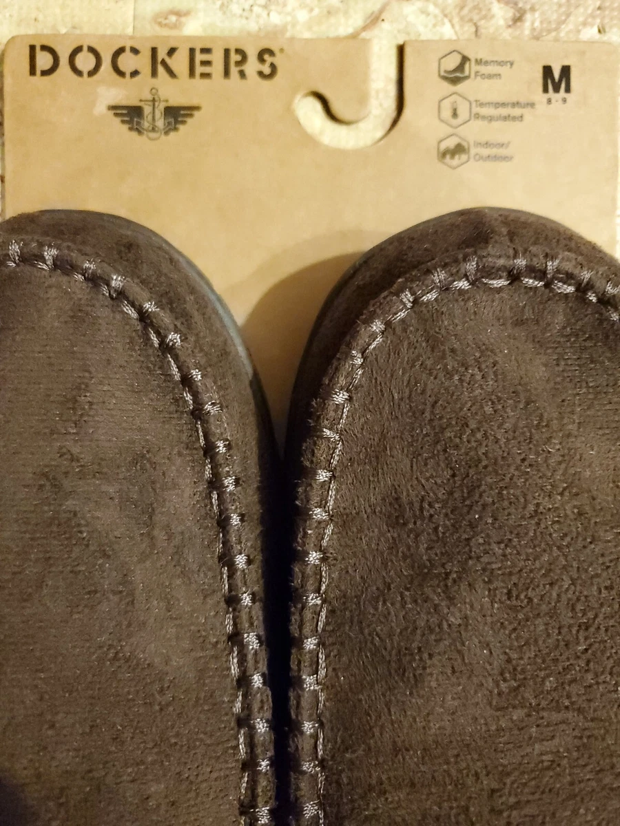 Dockers memory foam slippers top