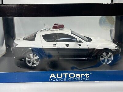1/18 AUTOart Mazda RX-8 Japanese Police Car NIB RARE US 1/18 AUTOart Mazda RX-8 Japanese Police Car NIB RARE US