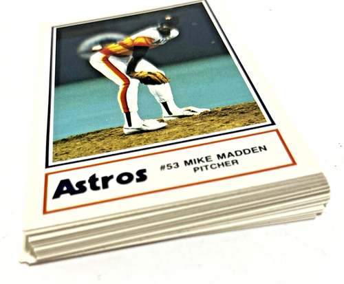 KOOL-AID 1986 Houston Astros 26 Card Baseball Team Set Vintage Promotional - 第 8/9 張圖片