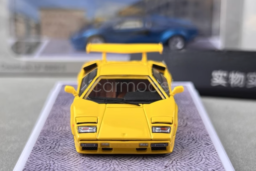 クンタッシュ　クンタッシュ5000QV ワンドロップ FY 1:64 Yellow Countach LP5000 QV Racing Sports Model