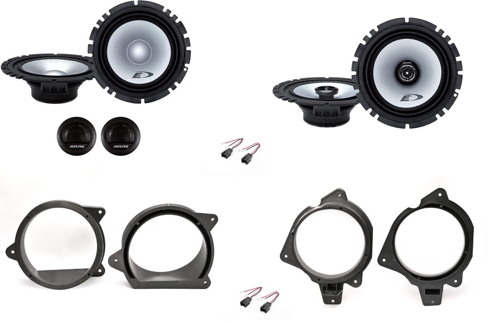 Kit 6 altoparlanti Alpine per Peugeot 207CC Coupè Cabriolet serie 2007 - 2015