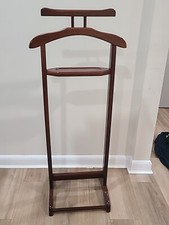 Vintage Valet Butler Stand Gentleman Suit Clothes Hanger Rack The Bombay Company