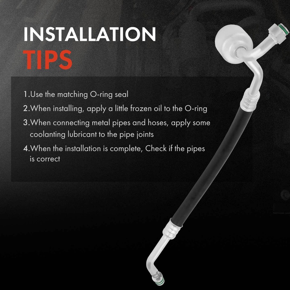 A/C Suction Line Hose Compressor to Evaporator for Lexus ES350 2019