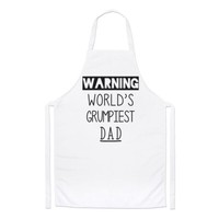 Warnung World's Grumpiest Dad Koch SchüRze Toll Best Vatertag Kochen