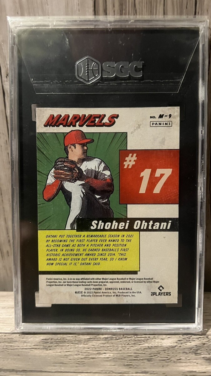 大谷翔平　2022 Panini Donruss Marvels No.M-9 2022 Donruss Marvels Vector Shohei Ohtani | eBay