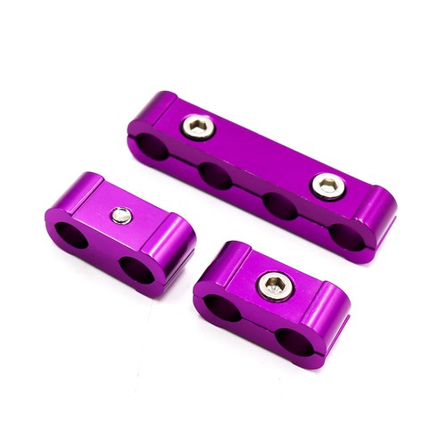 Juego de telares separadores de cables de bujía de motor 8 mm 9 mm 10 mm púrpura - Imagen 3 de 3