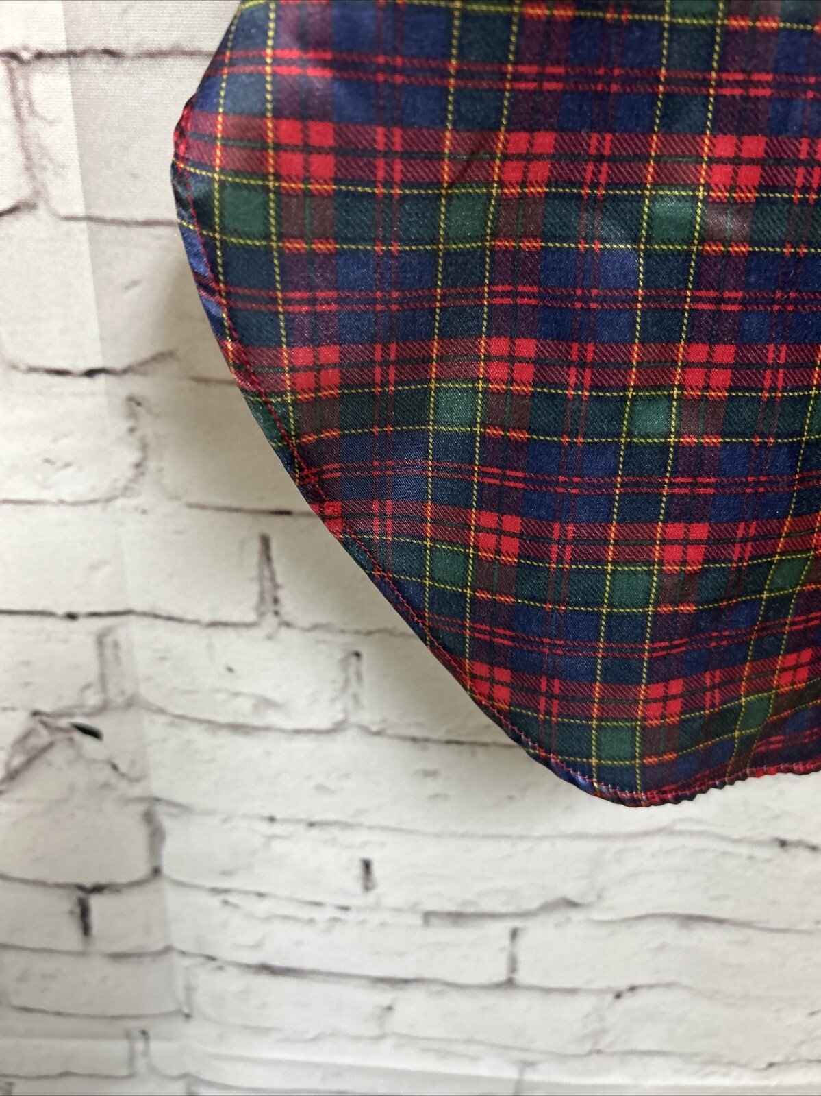 Kathryn Pajama Set Red Plaid Women Size Medium Vintage Christmas Silky Vintage