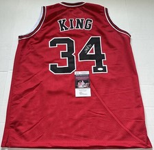 Stacey King Chicago Bulls signed Custom jersey autographed JSA COA